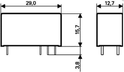 Ρελέ Relay Spdt Ucoil 12vdc 16a/250vac 16a/24vdc Te Connectivity