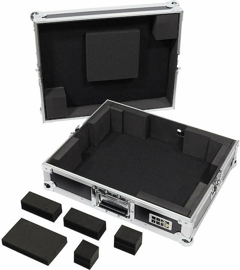 Ttpro-Trolley Flight Case Multi Format Turntable Trolley with Silver Wheels Technics SL-1210MK7 SL-1200MK2 SL-1200 SL1200GR SL-1200GAE SL-1210GR Reloop RP-7000RP RP-8000MK2 RP-8000RP RP-4000M RP-2000USB Pioneer PLX-1000 PLX-500