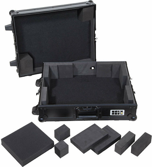 Ttpro-trolleybk Flight Case Multi Format Turntable Trolley + Wheels Black Technics Sl-1210mk7 Sl-1200mk2 Sl-1200 Sl1200gr Sl-1200gae Sl-1210gr Reloop Rp-7000rp Rp-8000mk2 Rp-8000rp Rp-4000m Rp-2000usb Pioneer Plx-1000 Plx-500