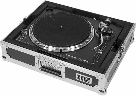 Ttpro-Trolley Flight Case Multi Format Turntable Trolley with Silver Wheels Technics SL-1210MK7 SL-1200MK2 SL-1200 SL1200GR SL-1200GAE SL-1210GR Reloop RP-7000RP RP-8000MK2 RP-8000RP RP-4000M RP-2000USB Pioneer PLX-1000 PLX-500