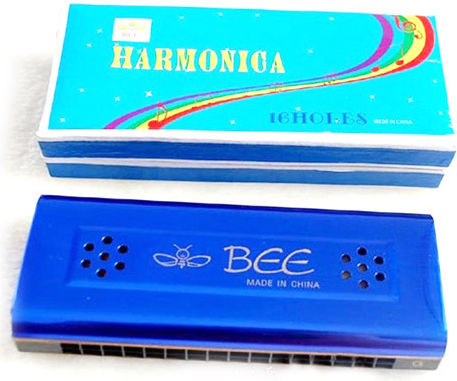 Φυσαρμόνικα Αλουμινίου Διπλής Όψης Hole Bee Df16a-2