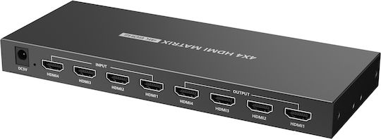 Lenkeng Hdmi Matrix Switch 4x4 4k60hz Lkv424