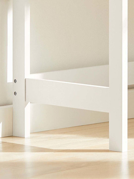 Schreibtisch Holz White 60x76x40cm