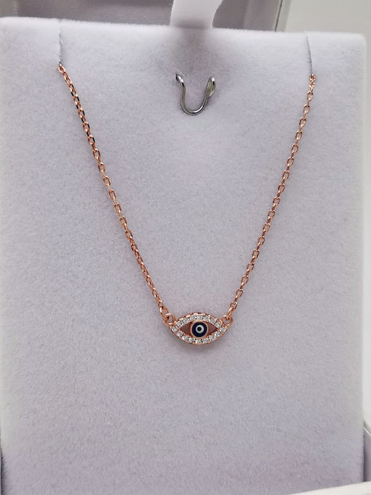Aris Dentopoulos Schmuck Halskette aus Rosa Vergoldetem Silber Aris Dentopoulos Schmuck Halskette aus Rosa Vergoldetem Silber