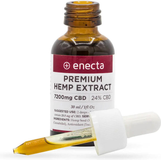 Enecta Hemp Oil 7200mg with 24% CBD & 24% CBG 30ml