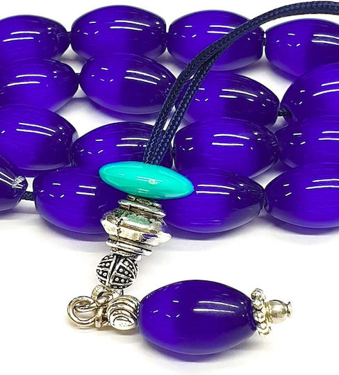 Roloi Komboloi Worry Beads Blue 26cm