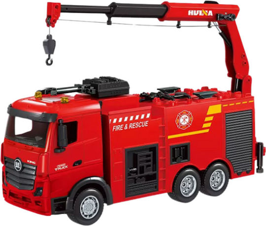 Huina Toys Τηλεκατευθυνόμενο Πυροσβεστικό Όχημα Κόκκινο