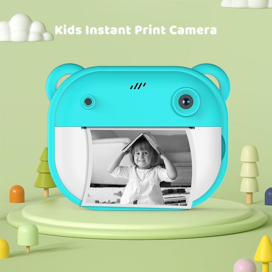 B0D12TF6VR Cameră Foto pentru Copii cu Imprimare Termică Turquoise