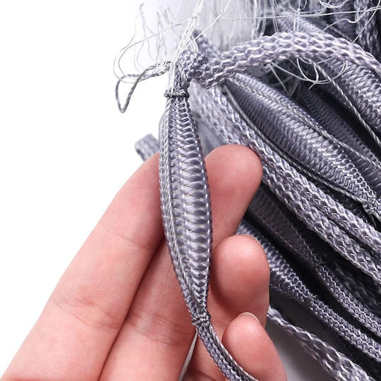 Fishing Net Canvas Rigged Mano Float Rope Wire Rope Purple 150/3 1.5m Height 60m Length 30 Millimeters