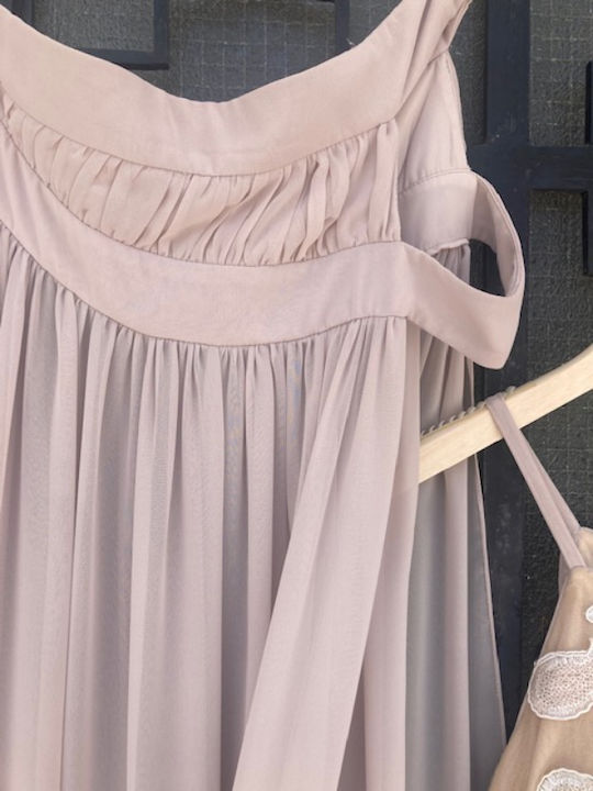 Maxi Evening Dress Beige SoMon
