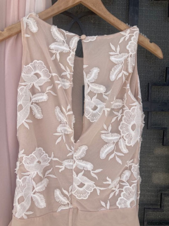 Maxi Dress for Wedding / Christening Pink
