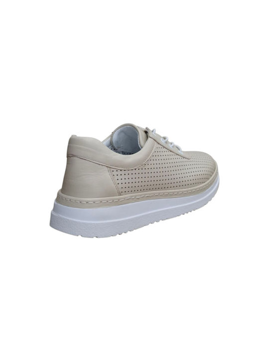 Γυναικεία Ανατομικά Sneakers Μπεζ