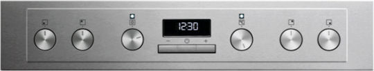 Electrolux Φούρνος κάτω Πάγκου 72lt με Κεραμικές Εστίες Π56εκ. Inox