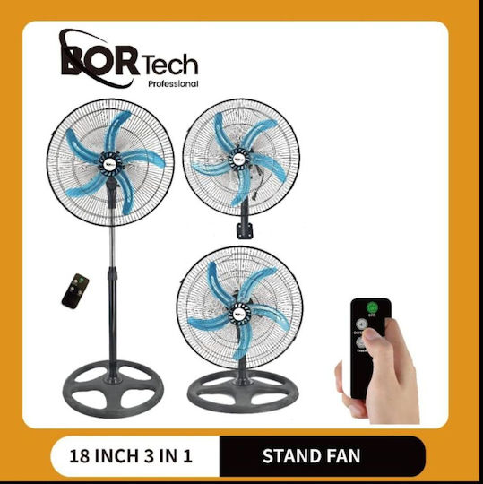 Homeone Fs45-1 Modular Fan 100W 45cm Diameter With Remote Control Black