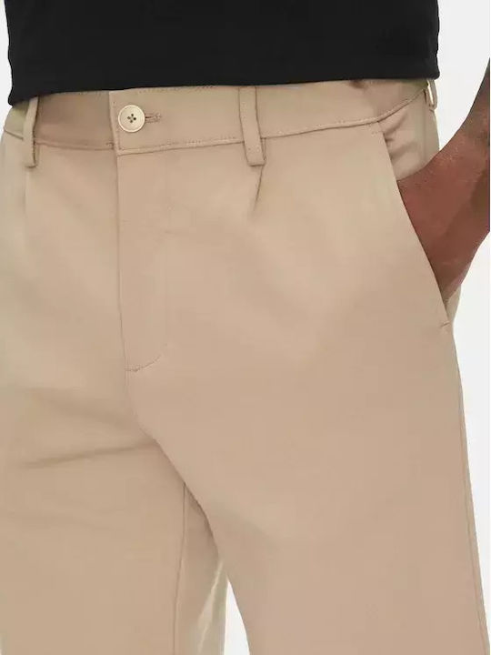 Herrenshorts Chino Beige