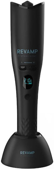 Revamp Progloss Wireless Hair Curling Iron for Wavy Hair 19mm