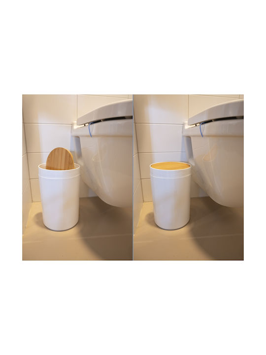 Alpina Appliances Bathroom Accessory Set Plastic White 6 Pieces