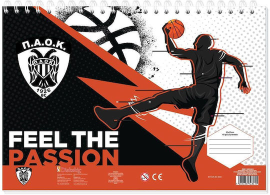 Diakakis Drawing Pad PAOK 1pcs