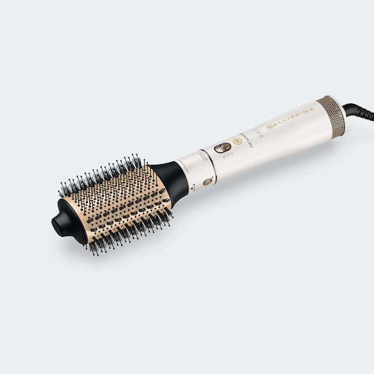 Bellissima Air Wonder 8in1 Ceramic Electric Brush with Air for Straightening and Curls 1000W White