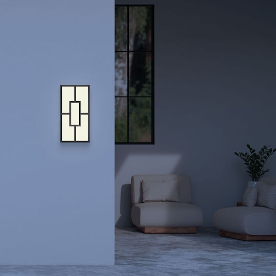 Braytron Стенно Външно Осветително Тяло LED IP65 10W с Регулируемо бяло Светлина 78εκ.