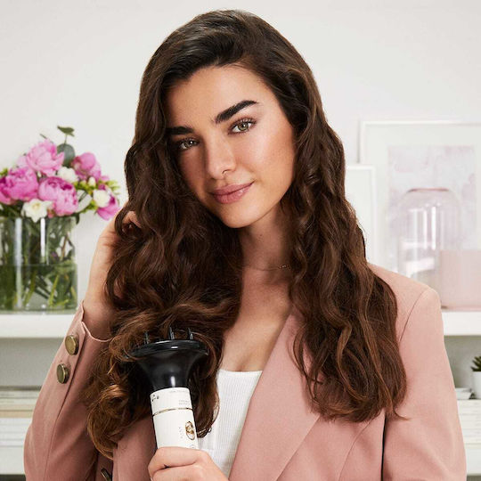 Bellissima Air Wonder 8in1 Ceramic Electric Brush with Air for Straightening and Curls 1000W White