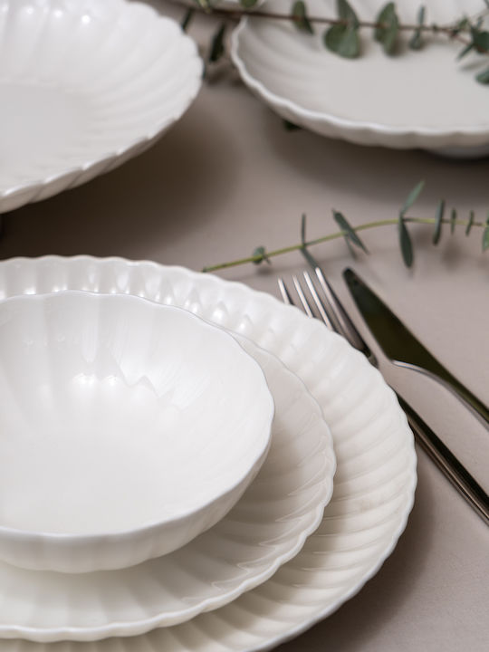 Kutahya Porselen White Porcelain Dinnerware Set 20pcs