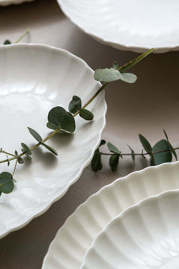 Kutahya Porselen White Porcelain Dinnerware Set 20pcs