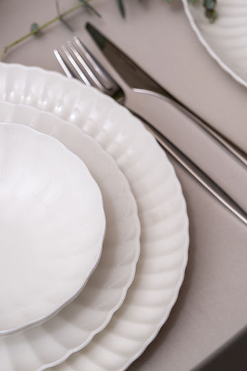Kutahya Porselen White Porcelain Dinnerware Set 20pcs