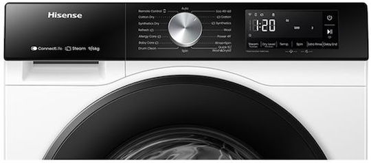 Hisense Washer Dryer 9kg/6kg Steam 1400 Rounds with Wi-Fi