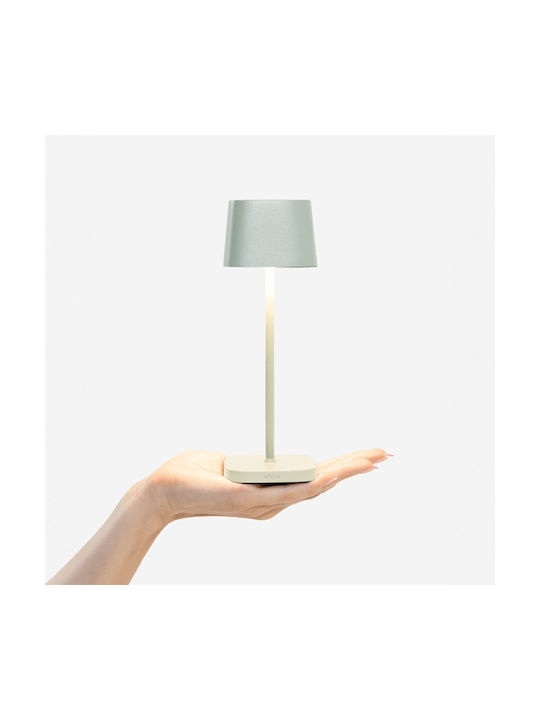Zafferano Ofelia Table Lamp with White Shade and Base