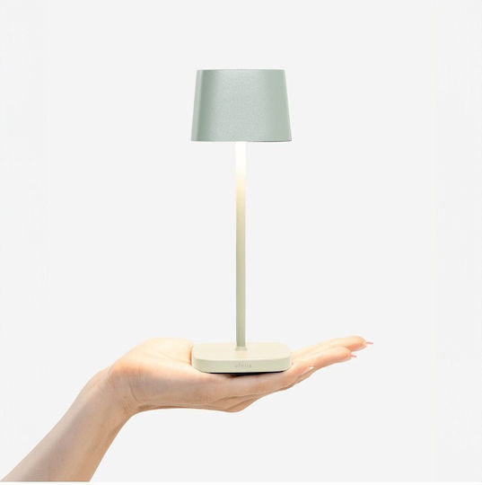 Zafferano Ofelia Table Lamp with White Shade and Base