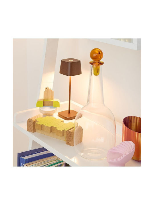 Zafferano Ofelia Table Lamp with White Shade and Base