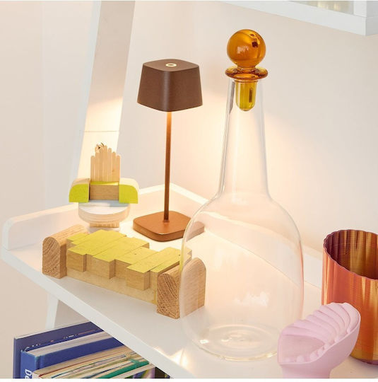 Zafferano Ofelia Table Lamp with White Shade and Base