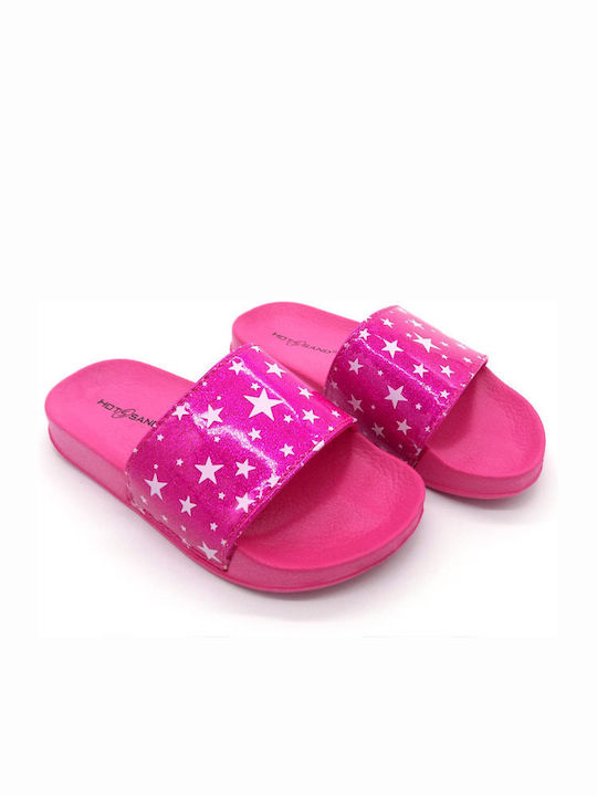 Kinder Badeschlappen Fuchsie