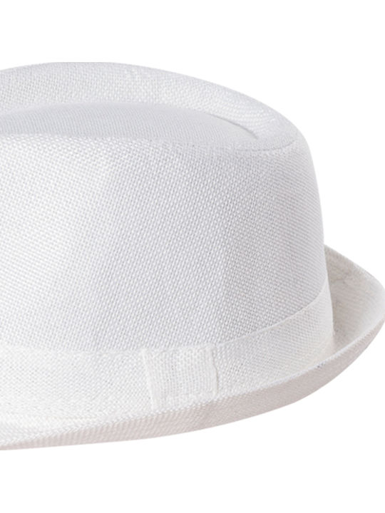 Brims and Trims Καπέλο Fedora White