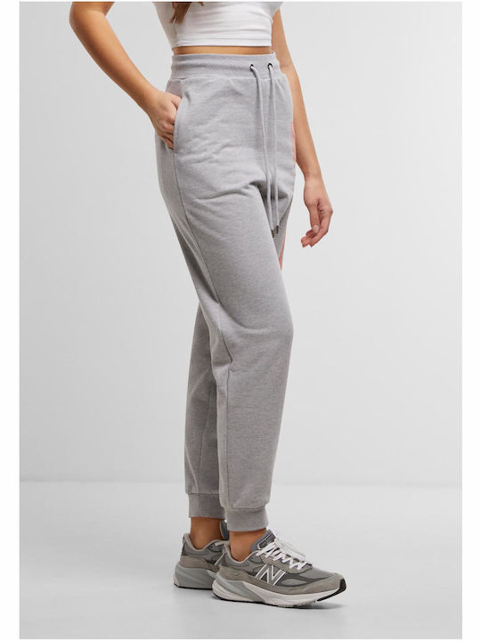 Παντελόνι Φόρμας με Λάστιχο Grey Melange/salmon