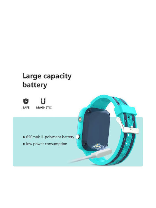 Nubi Kids' Smartwatch LT21 4G With Turquoise Camera