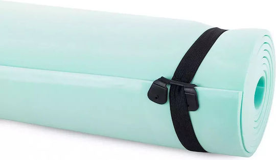 Pilates Exercise Mat Green with Carry Strap (180x50cm)