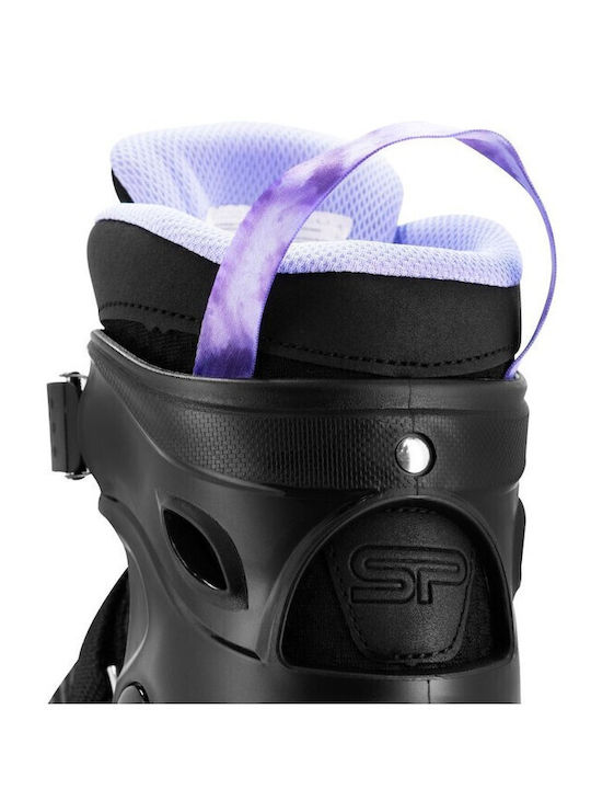 Spokey Skates Inline Αυξομειούμενα Rollers Μαύρα Ενηλίκων