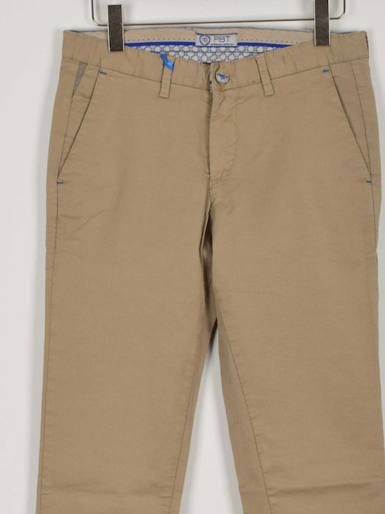 Pantaloni Chino Elastic cu Croială Slim ''''''