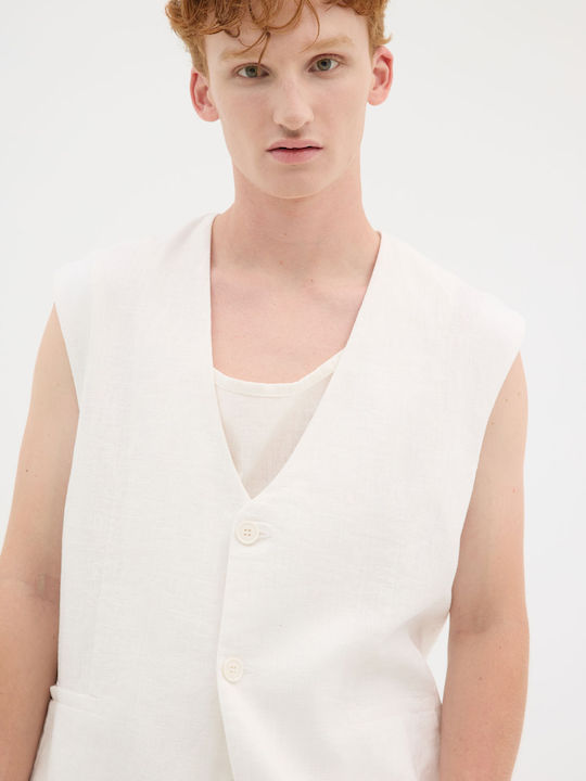 Men's Vest White