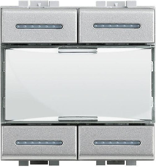 Bticino Recessed Wall Switch Lighting One-Way without Frame