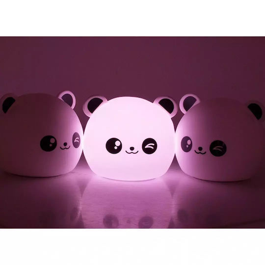 Verk Group LED Детско Декоративно Осветление Touch Panda Rgb