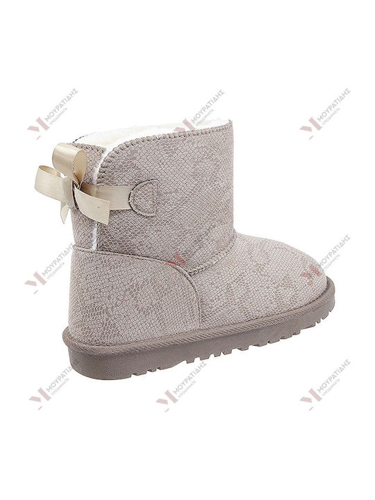 Stiefeletten Damen Beige