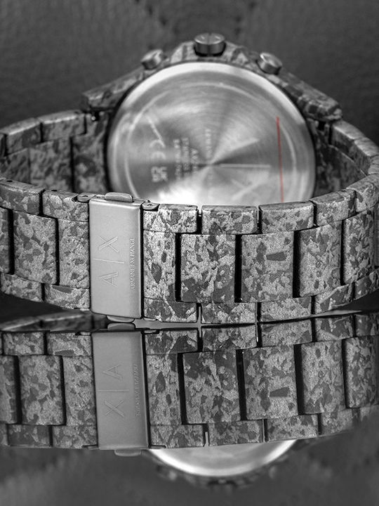 Armani Exchange Hampton Ρολόι Μπαταρίας με Καουτσούκ Λουράκι Armani Exchange Hampton Ρολόι Μπαταρίας με Καουτσούκ Λουράκι