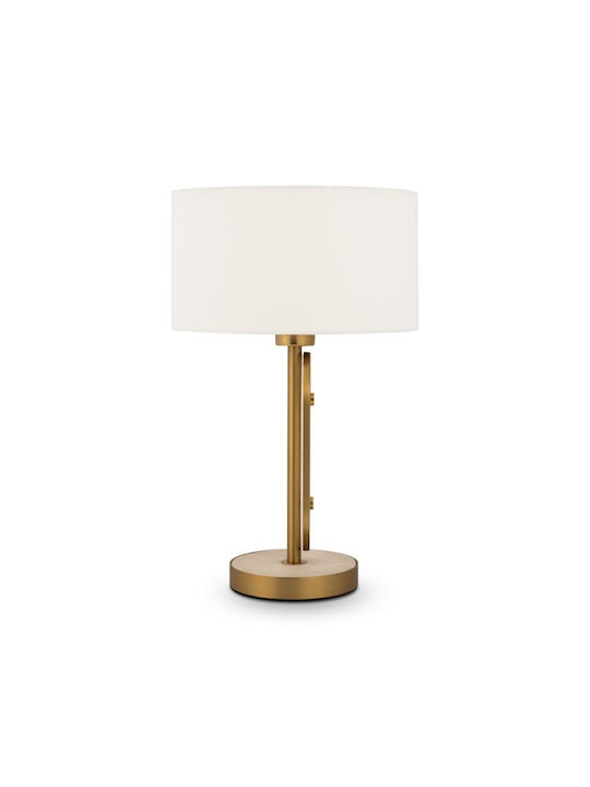 Maytoni Tischlampe mit Weiß Schirm und Basis