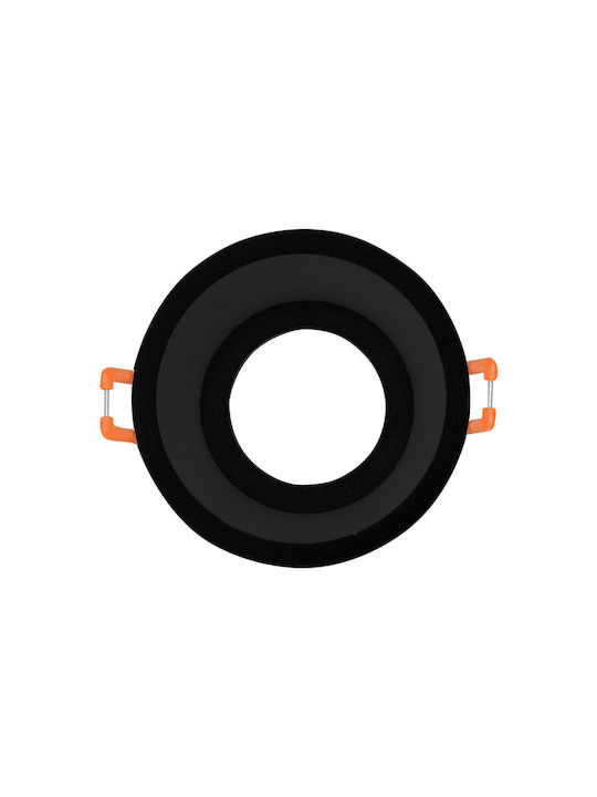 Braytron Round Metallic Recessed Spot Black 1pcs