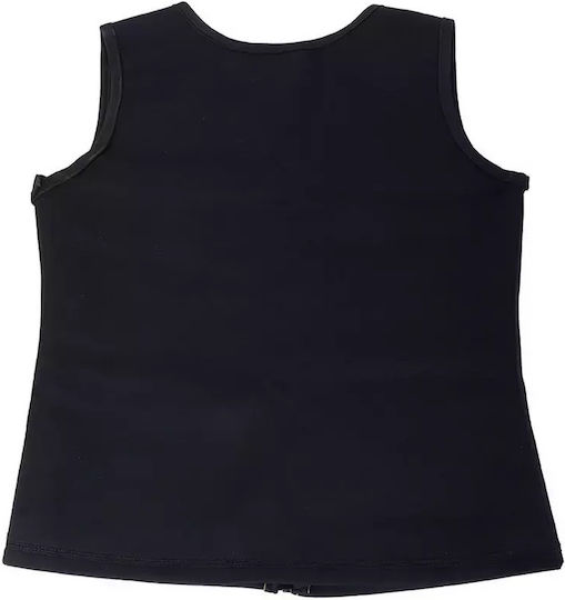 Men's Neoprene Fitness T-Shirt Zipper Slimming – Size L