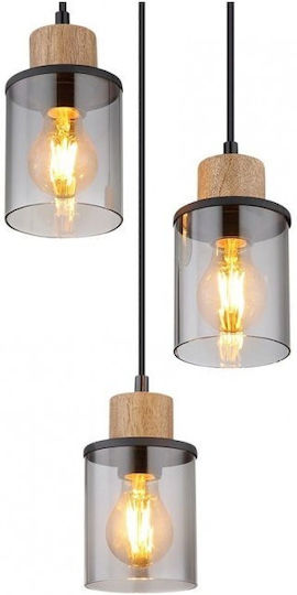 Globo Lighting Hängelampe Schwarz mit Fassung E27
