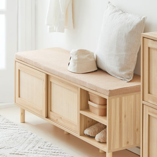 Entry Furniture Ξύλου 121x49x35cm